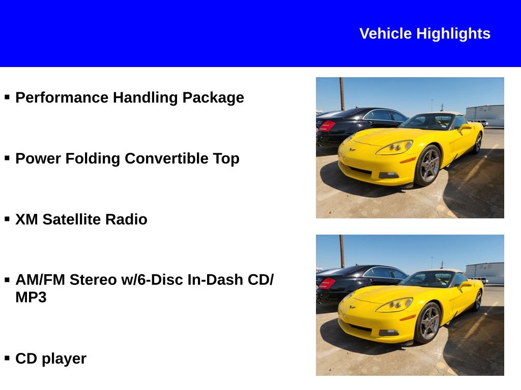 2007 Chevrolet Corvette Base 6