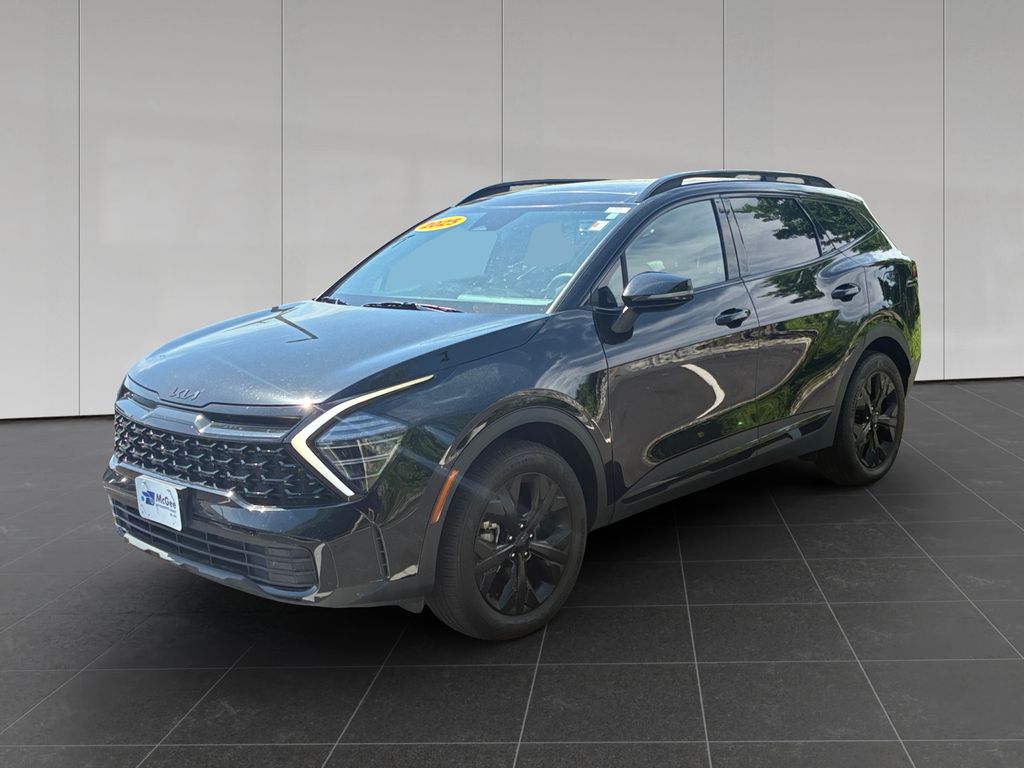 Ebony Black 2025 Kia Sportage X-Line AWD SUV / Crossover All-Wheel Drive 8-Speed Automatic