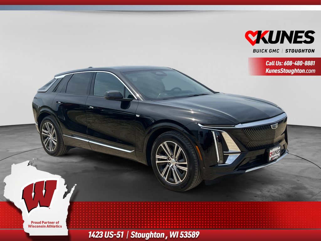 Stellar Black Metallic 2024 Cadillac LYRIQ SUV / Crossover All-Wheel Drive 1-Speed Automatic