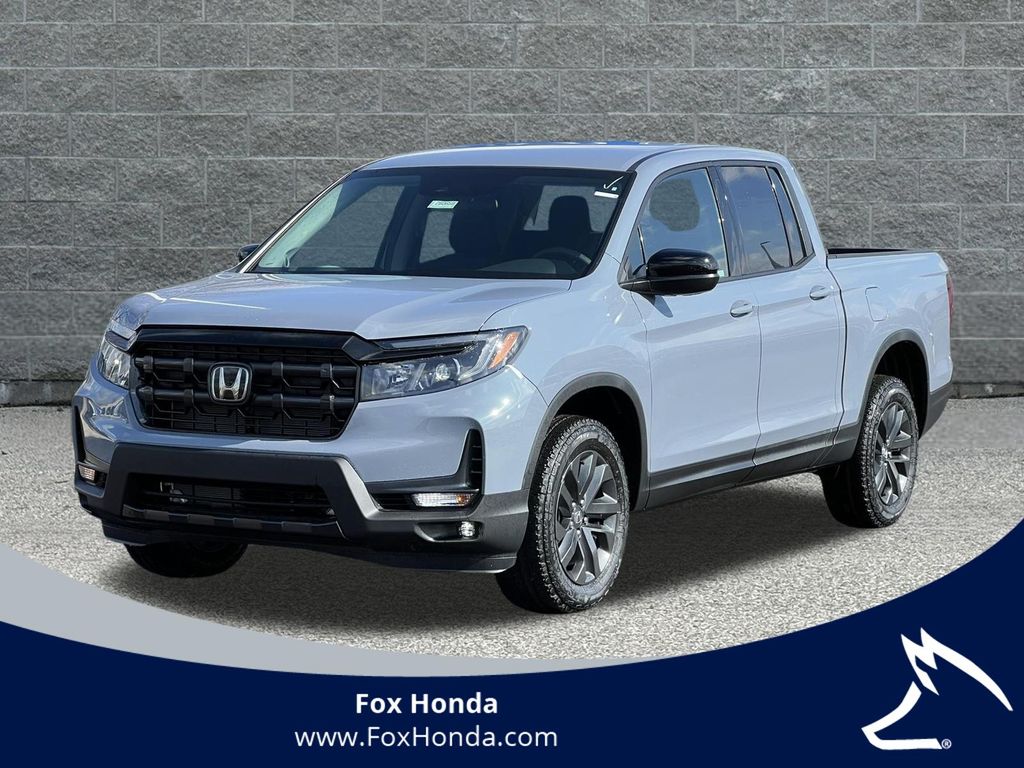 Sonic Gray Pearl 2026 Honda Ridgeline Pickup Truck All-Wheel Drive 9-Speed Automatic