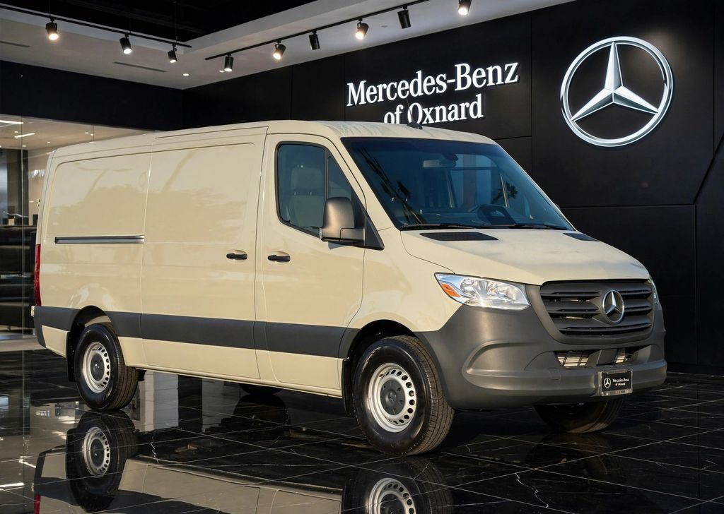 Stone Gray 2026 Mercedes-Benz Sprinter Cargo Van Rear-Wheel Drive 9-Speed Automatic