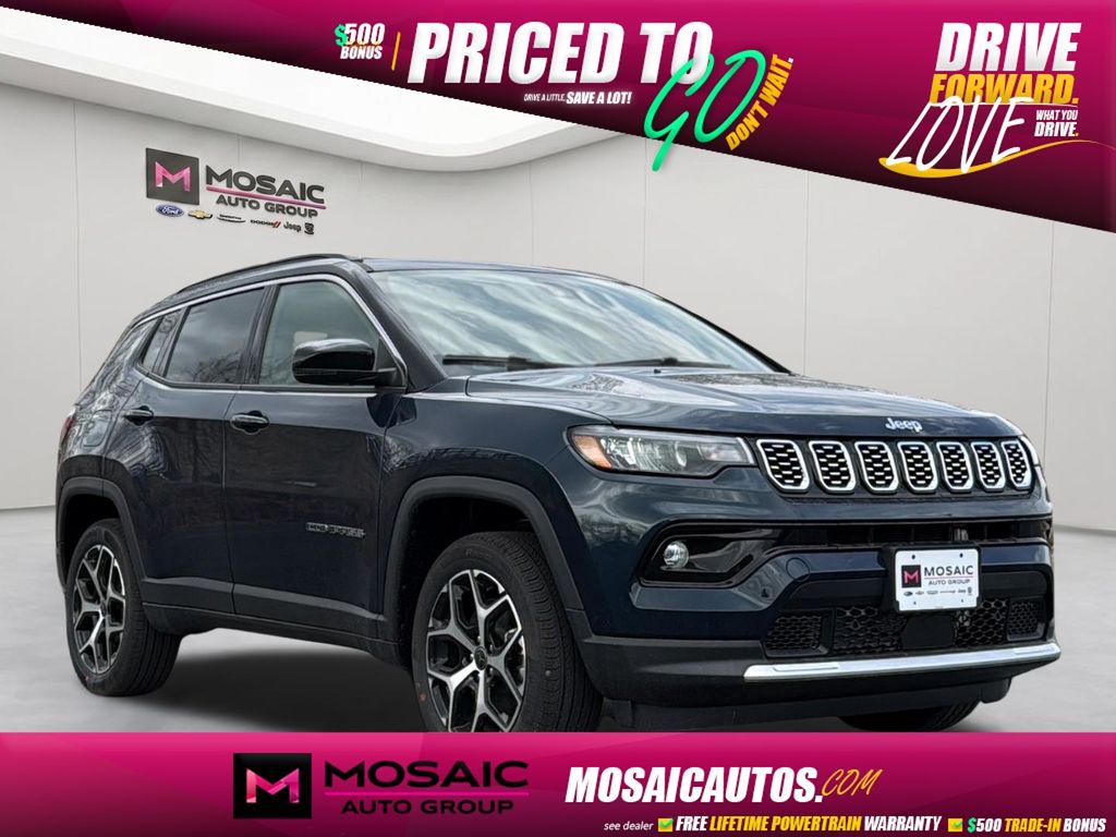 Fathom Blue Pearl Coat 2026 Jeep Compass SUV / Crossover Four-Wheel Drive 8-Speed Automatic