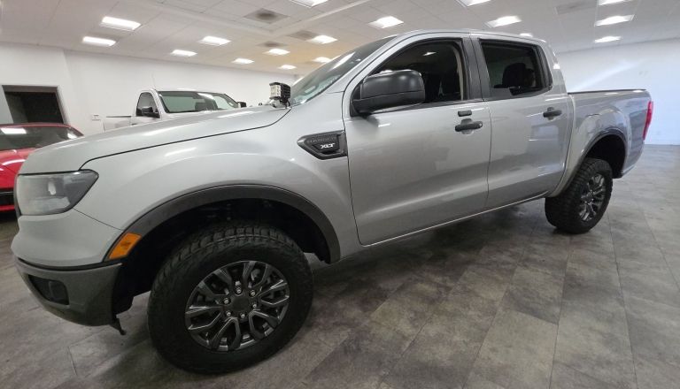 Silver Metallic 2020 Ford Ranger Pickup Truck Four-Wheel Drive Automatic