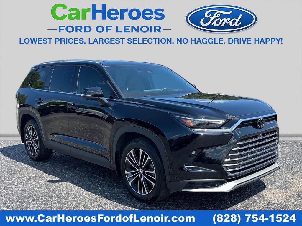 Midnight Black Metallic 2025 Toyota Grand Highlander Hybrid SUV / Crossover All-Wheel Drive 6-Speed Automatic