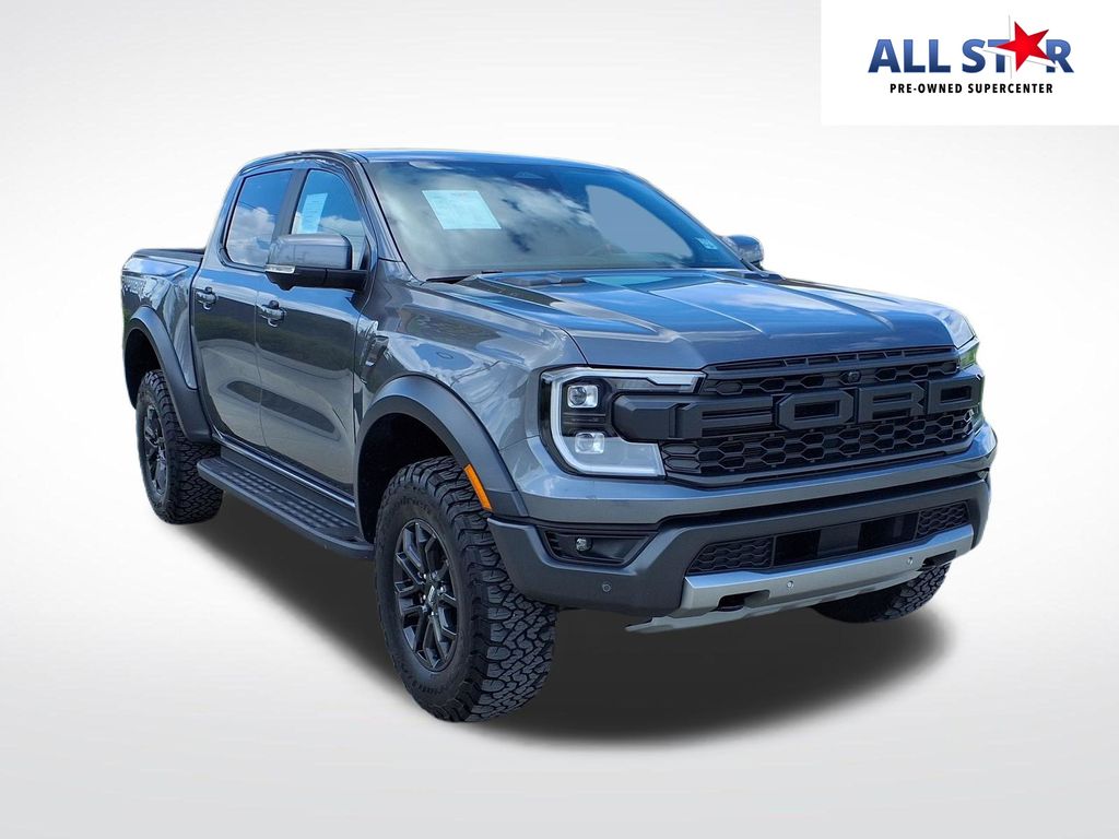 Gray Metallic 2025 Ford Ranger Pickup Truck Four-Wheel Drive Automatic