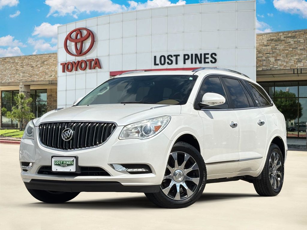 White Frost Tricoat 2017 Buick Enclave Leather FWD SUV / Crossover Front-Wheel Drive 6-Speed Automatic Overdrive