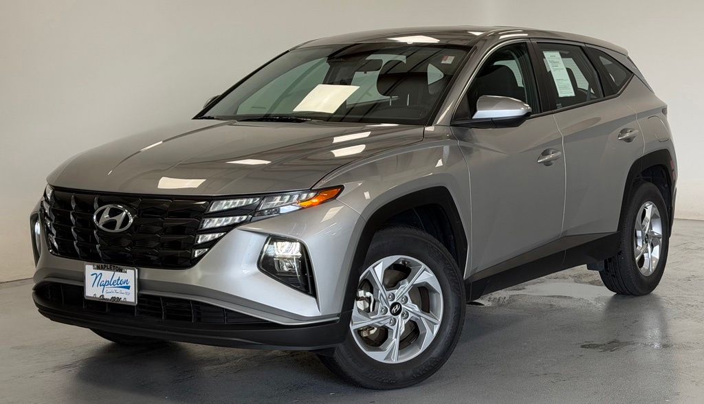 Shimmering Silver 2023 Hyundai Tucson SUV / Crossover All-Wheel Drive 8-Speed Automatic