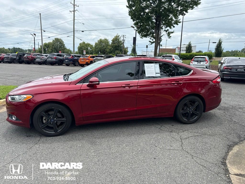 Ruby Red Metallic 2016 Ford Fusion Sedan Front-Wheel Drive 6-Speed Automatic