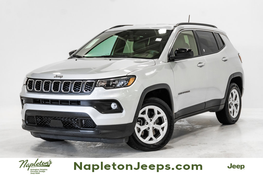 Silver Zynith Metallic Clearcoat 2024 Jeep Compass SUV / Crossover Four-Wheel Drive 8-Speed Automatic