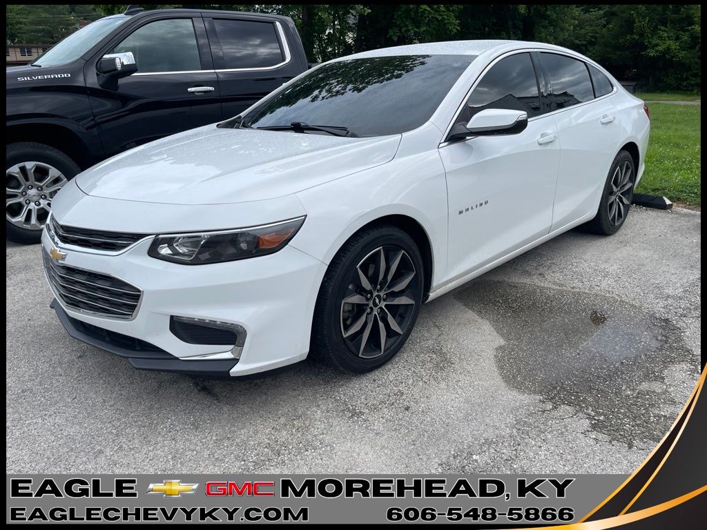 Summit White 2018 Chevrolet Malibu LT FWD Sedan Front-Wheel Drive 6-Speed Automatic