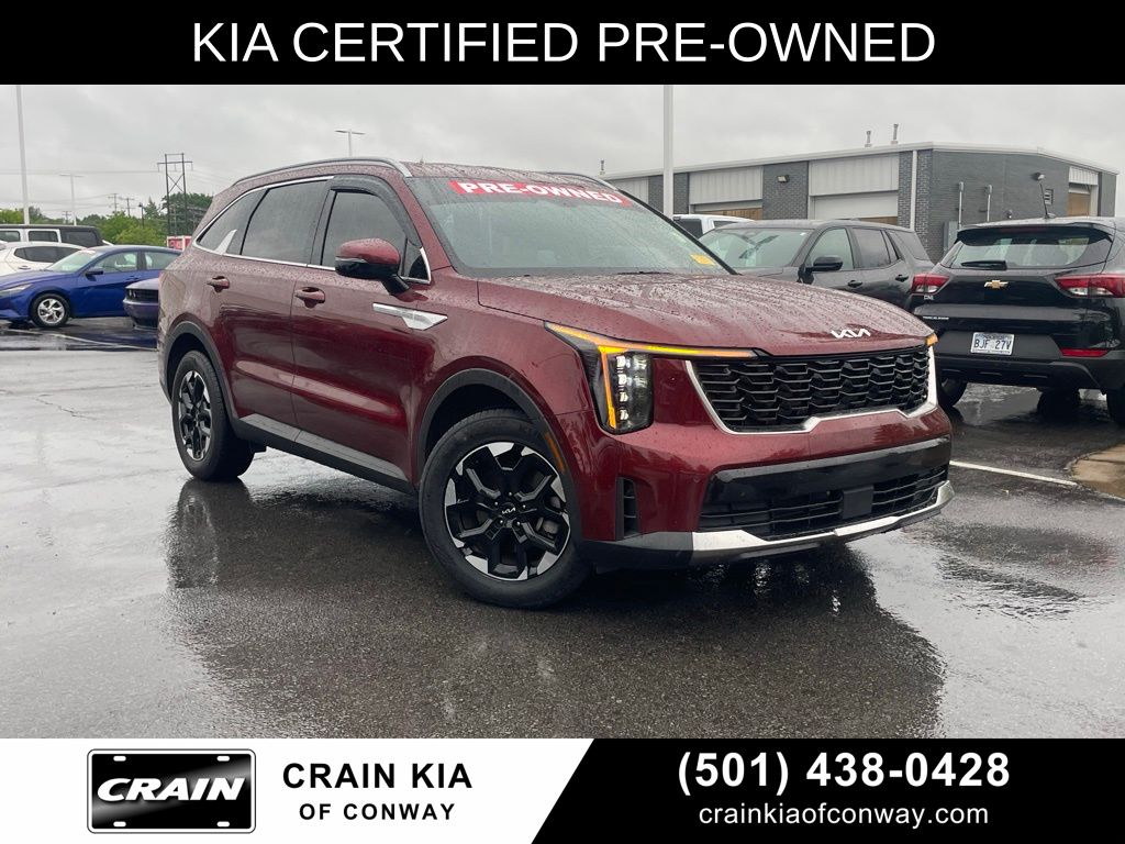 Dawning Red 2025 Kia Sorento SUV / Crossover Front-Wheel Drive 8-Speed Automatic