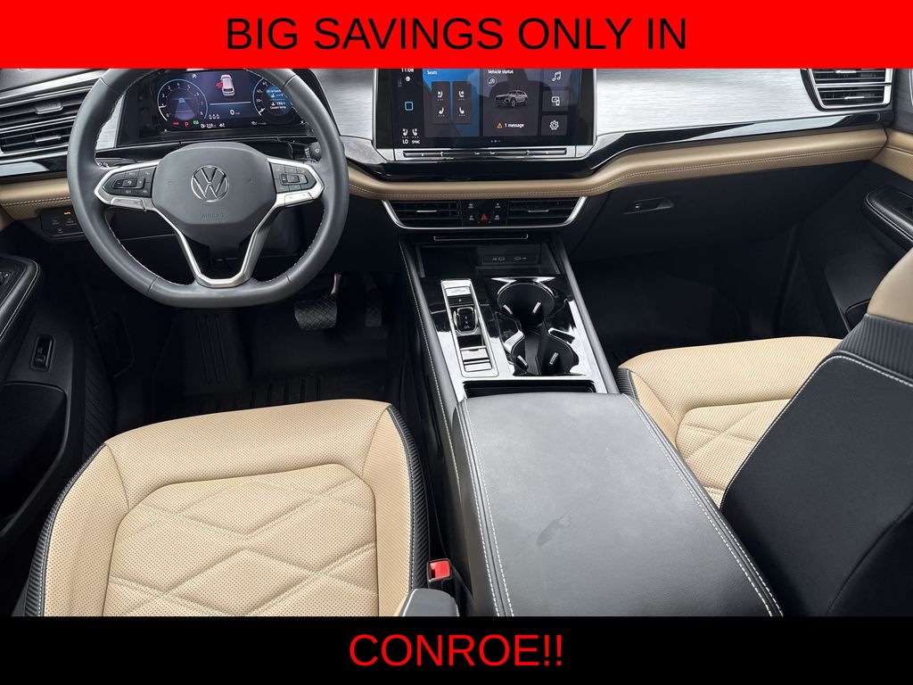 2024 Volkswagen Atlas Cross Sport 2.0T SE w/Technology Black at DeMontrond Gulf Freeway