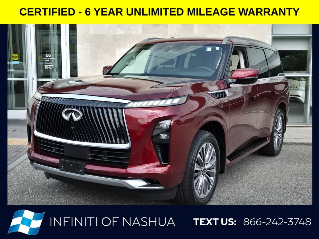 Coulis Red 2025 INFINITI QX80 SUV / Crossover All-Wheel Drive 9-Speed Automatic