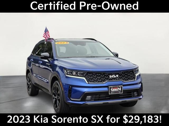 Sapphire Blue 2023 Kia Sorento SUV / Crossover All-Wheel Drive 8-Speed Dual Clutch