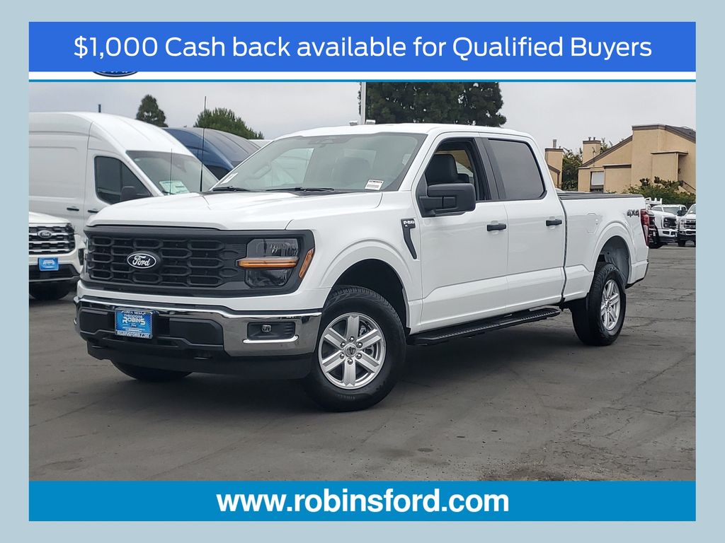 Oxford White 2026 Ford F-150 XL SuperCrew 4WD Pickup Truck Four-Wheel Drive Automatic
