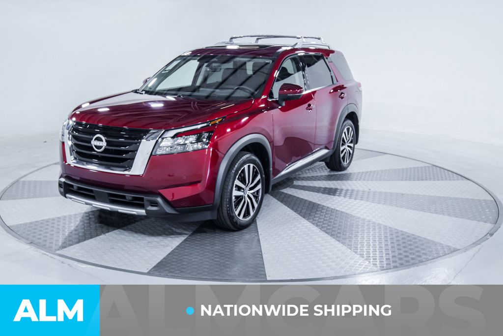 Used 2025 Red Nissan Platinum image 2
