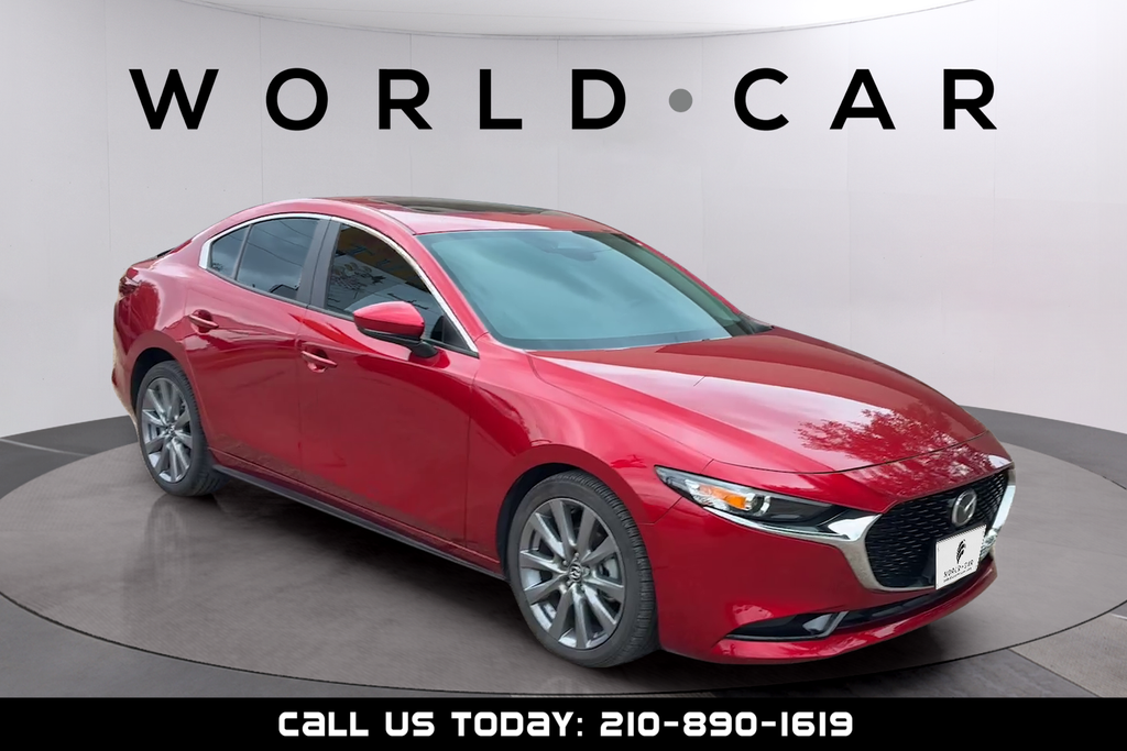 Soul Red Crystal Metallic 2025 Mazda MAZDA3 2.5 S Preferred Sedan FWD Sedan Front-Wheel Drive 6-Speed Automatic