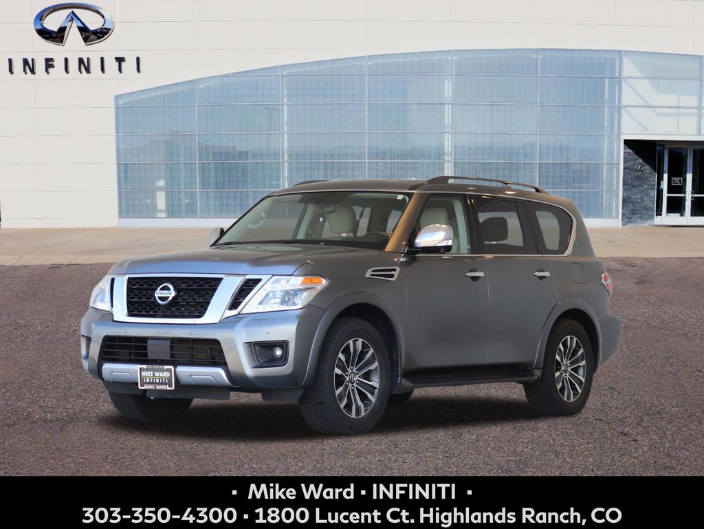 Gray (Gun Metallic) 2018 Nissan Armada SUV / Crossover Four-Wheel Drive 7-Speed Automatic