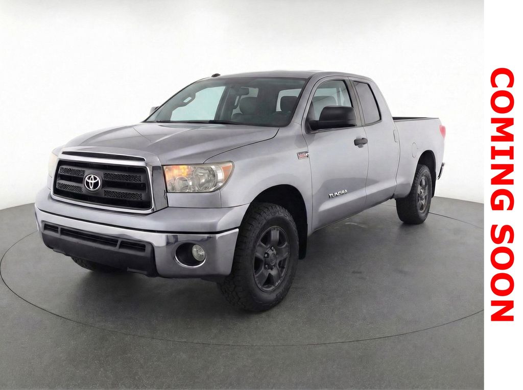 Gray 2012 Toyota Tundra Tundra Grade Double Cab 5.7L 4WD Pickup Truck Four-Wheel Drive 6-Speed Automatic Overdrive