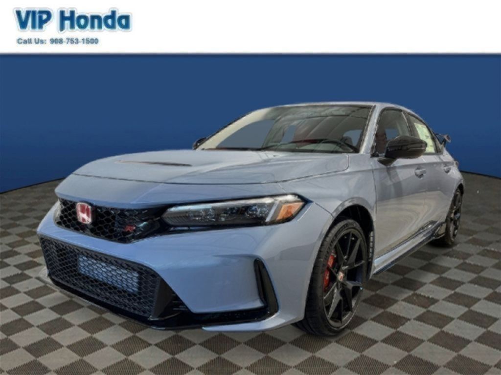 Gray 2025 Honda Civic Type R FWD Hatchback Front-Wheel Drive 6-Speed Manual