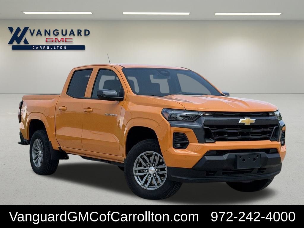 Sunrise Orange 2025 Chevrolet Colorado Pickup Truck Four-Wheel Drive 8-Speed Automatic