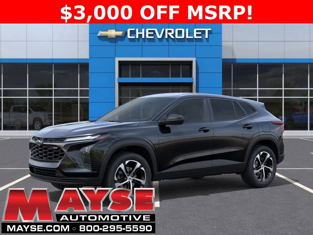 Mosaic Black Metallic 2026 Chevrolet Trax RS with 2RS FWD SUV / Crossover Front-Wheel Drive 6-Speed Automatic