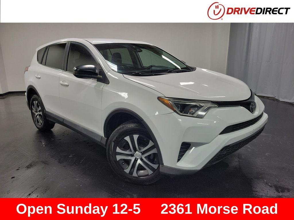 Super White 2018 Toyota RAV4 SUV / Crossover All-Wheel Drive 6-Speed Automatic