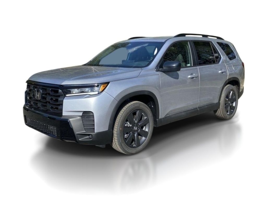 Silver 2026 Honda Pilot Sport FWD SUV / Crossover Front-Wheel Drive Automatic