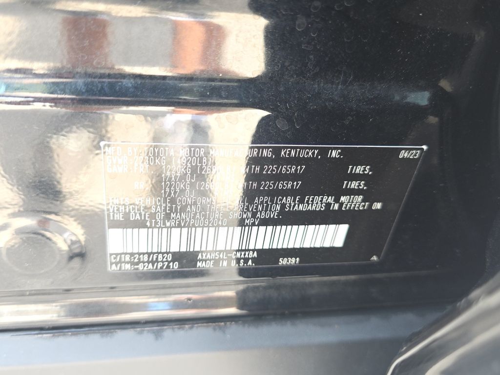 Used 2023 Black Toyota LE image 21
