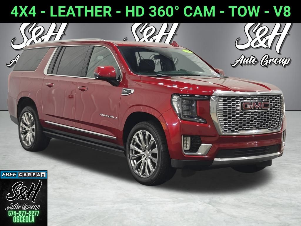 Volcanic Red Tintcoat 2023 GMC Yukon XL SUV / Crossover Four-Wheel Drive