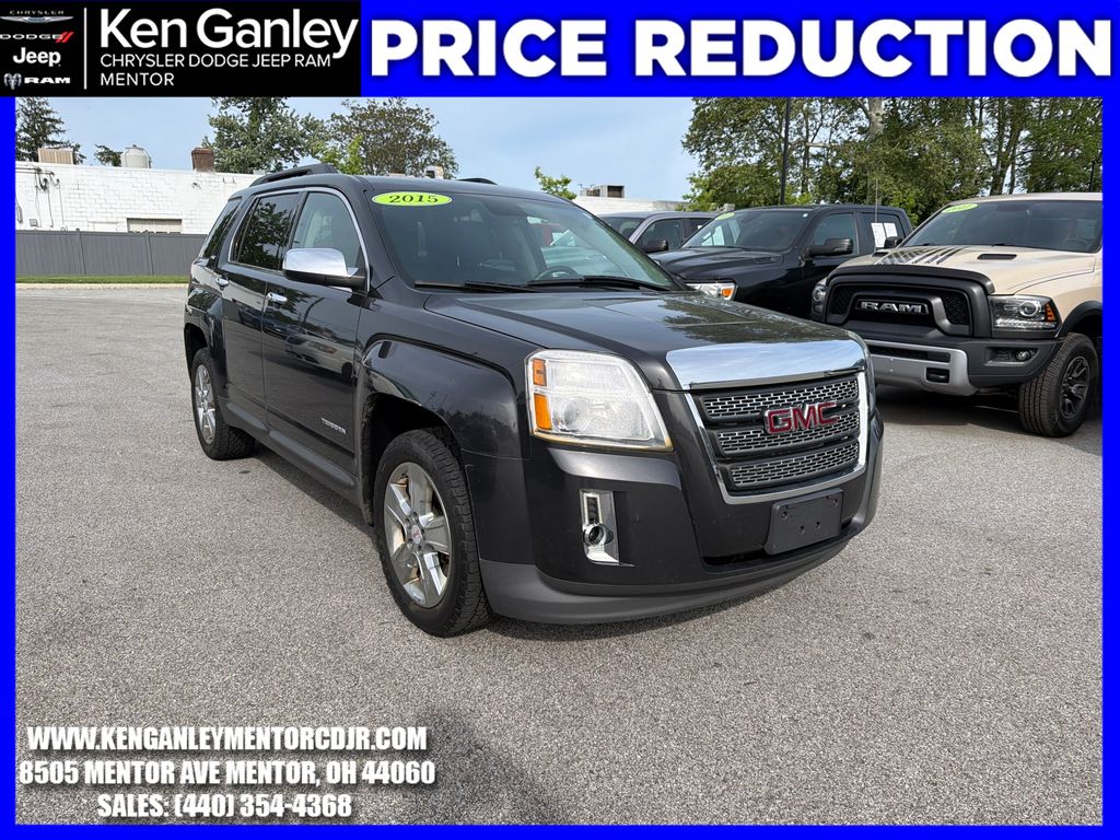 Gray (Iridium Metallic) 2015 GMC Terrain SLT1 AWD SUV / Crossover All-Wheel Drive 6-Speed Automatic