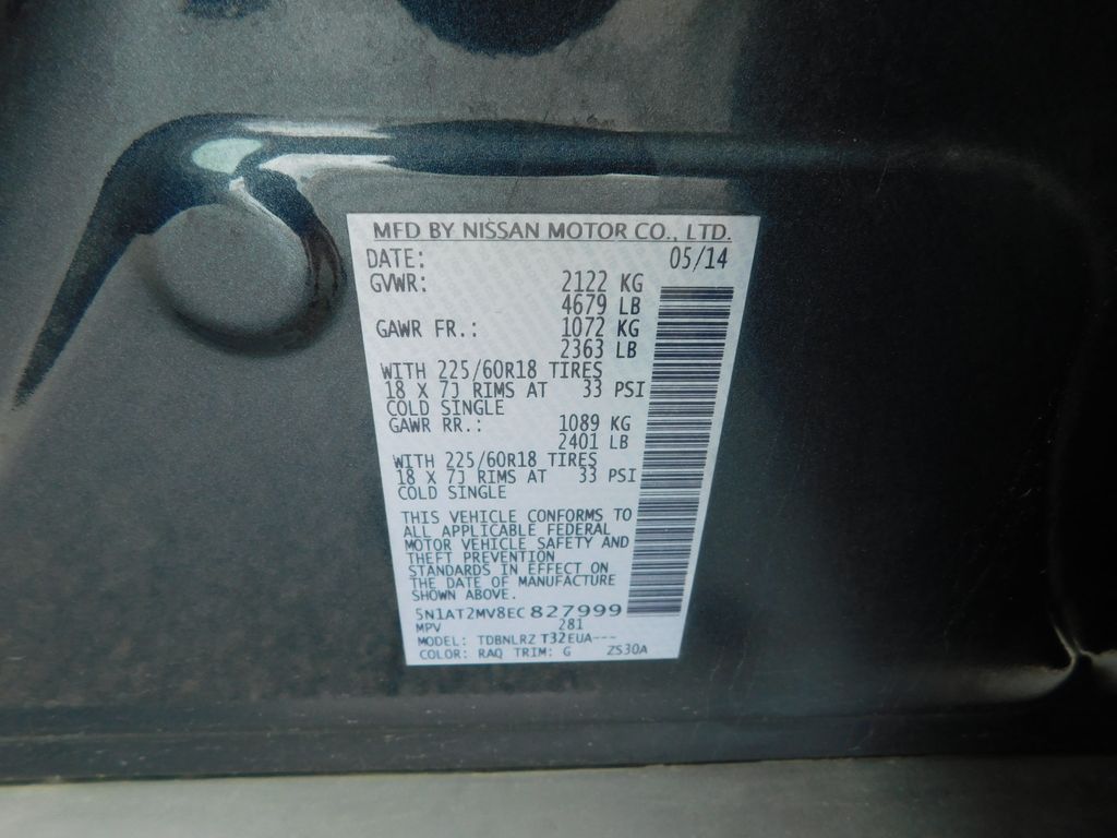 2014 Nissan Rogue SL 8