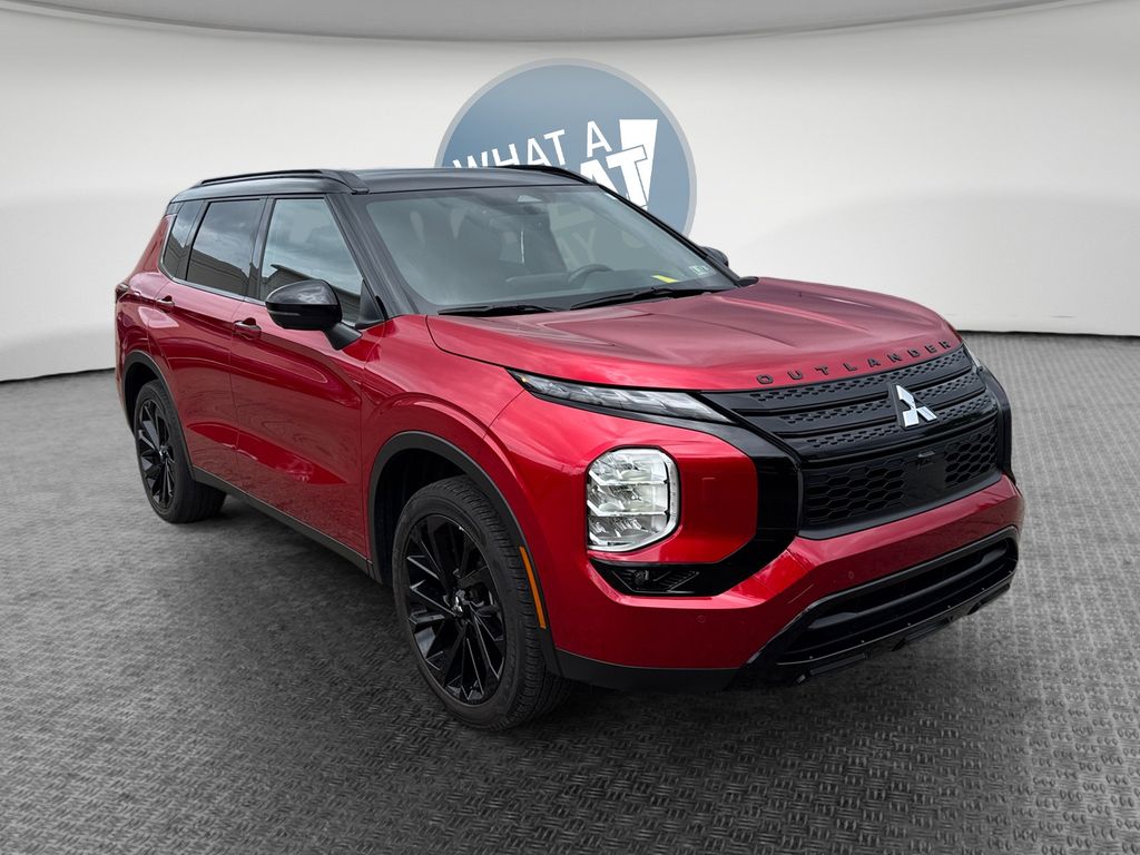 Red Diamond/Black Roof 2024 Mitsubishi Outlander SUV / Crossover All-Wheel Drive Continuously Variable Transmission