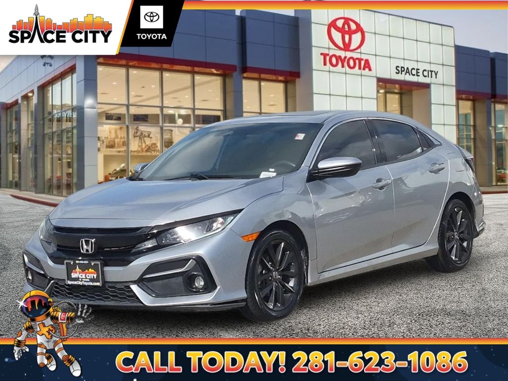 Lunar Silver Metallic 2021 Honda Civic Hatchback Hatchback Front-Wheel Drive Continuously Variable Transmission