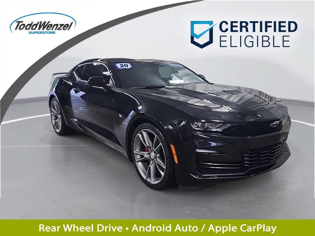 Black 2020 Chevrolet Camaro Coupe Rear-Wheel Drive Automatic