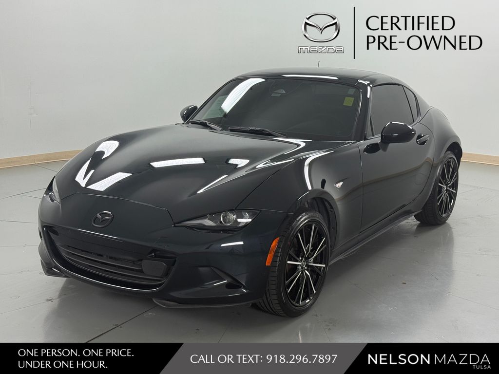 Jet Black Mica 2025 Mazda MX-5 Miata Convertible Rear-Wheel Drive 6-Speed Automatic