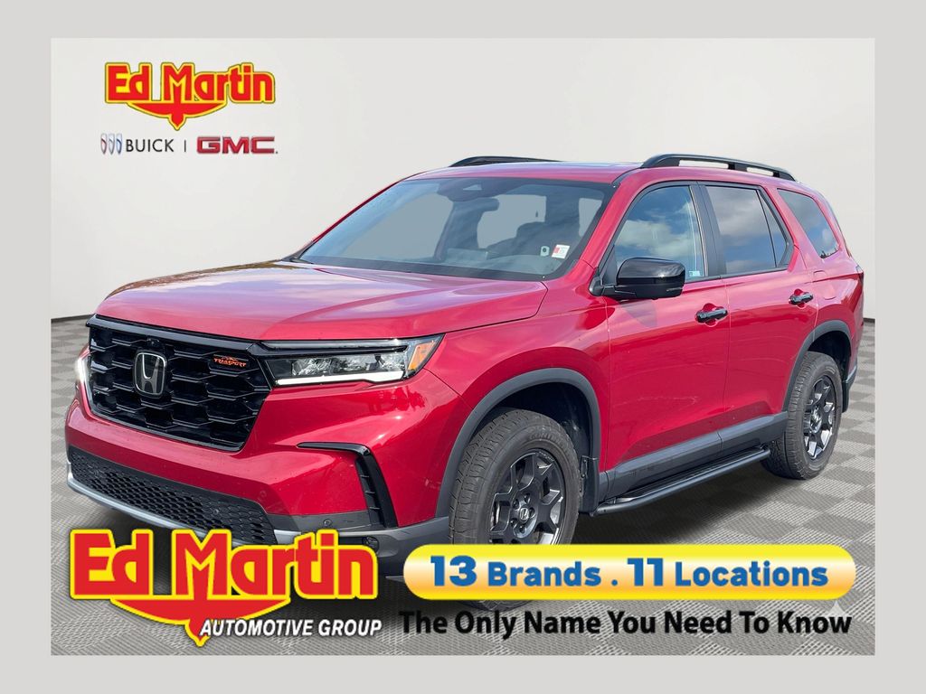 Red 2024 Honda Pilot SUV / Crossover All-Wheel Drive Automatic