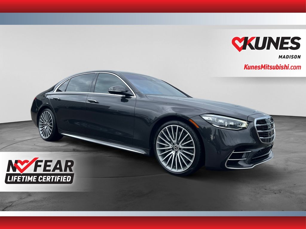 Gray 2023 Mercedes-Benz S-Class Sedan All-Wheel Drive 9-Speed Automatic