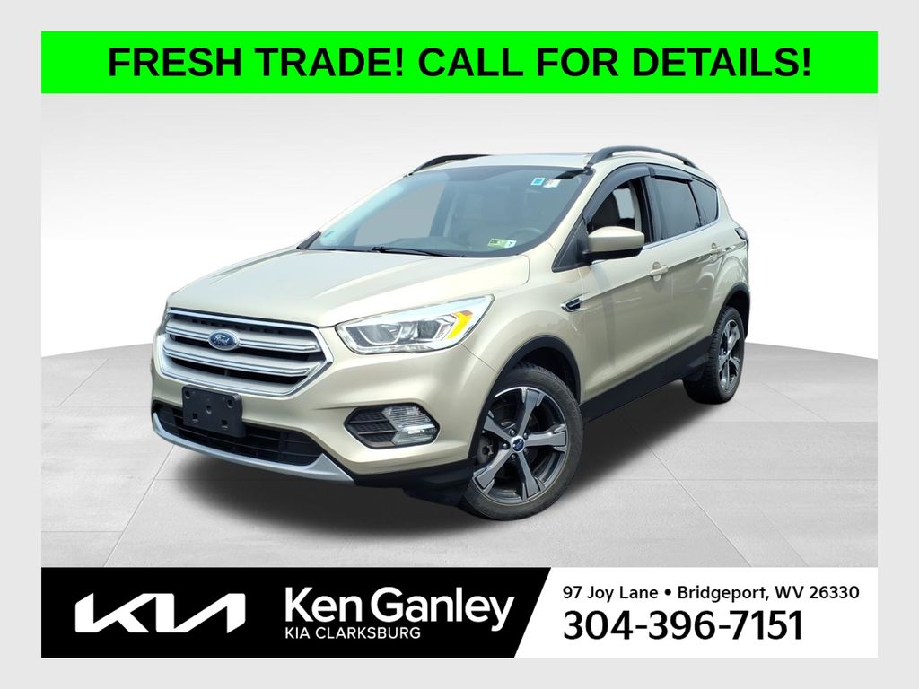 White Gold Metallic 2018 Ford Escape SUV / Crossover All-Wheel Drive 6-Speed Automatic