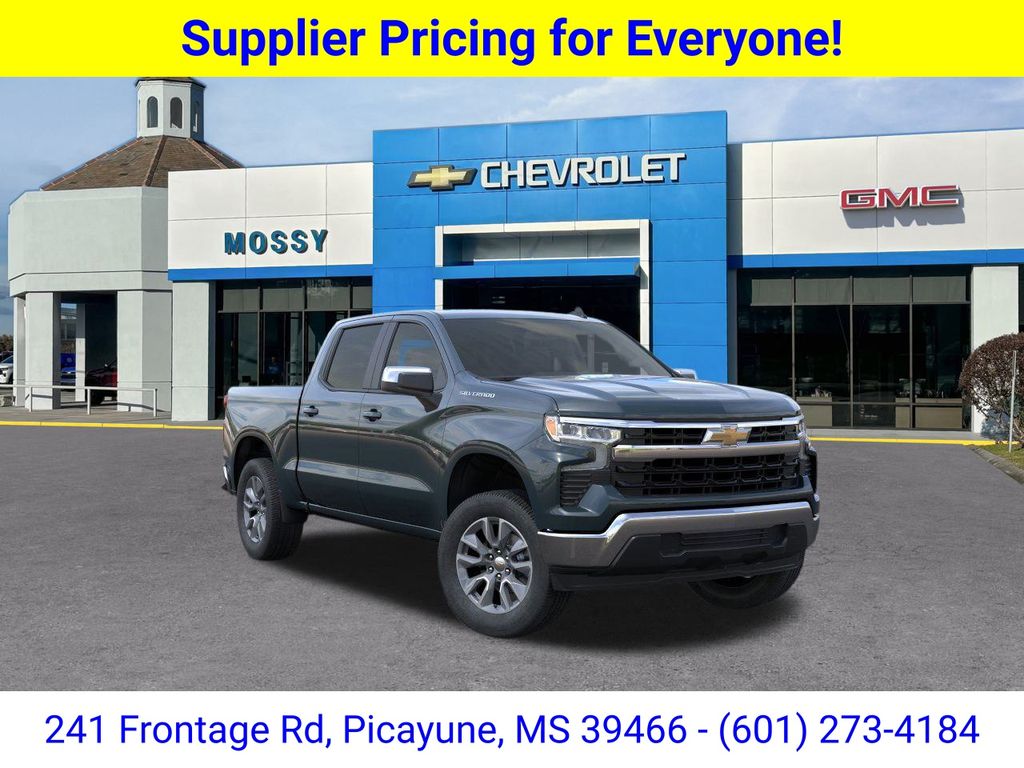 Cypress Gray 2026 Chevrolet Silverado 1500 LT Crew Cab RWD Pickup Truck 4X2 Automatic