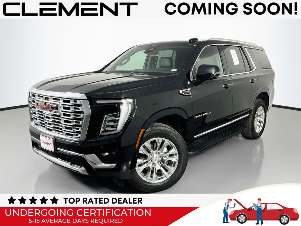 Onyx Black 2025 GMC Yukon SUV / Crossover Four-Wheel Drive 
