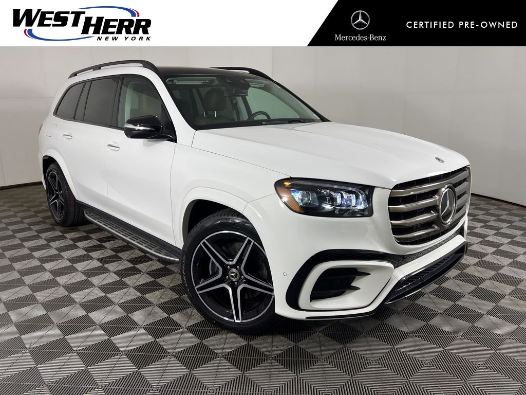 Polar White 2024 Mercedes-Benz GLS 450 4MATIC SUV / Crossover All-Wheel Drive 9-Speed Automatic