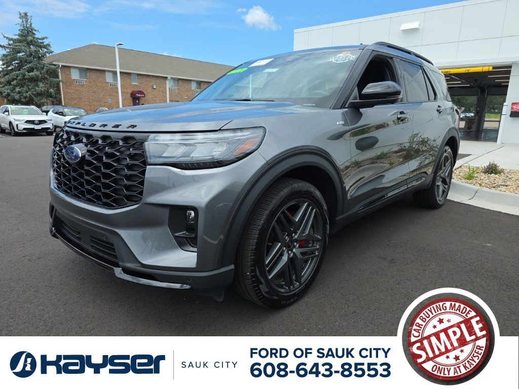 Gray Metallic 2025 Ford Explorer SUV / Crossover All-Wheel Drive Automatic