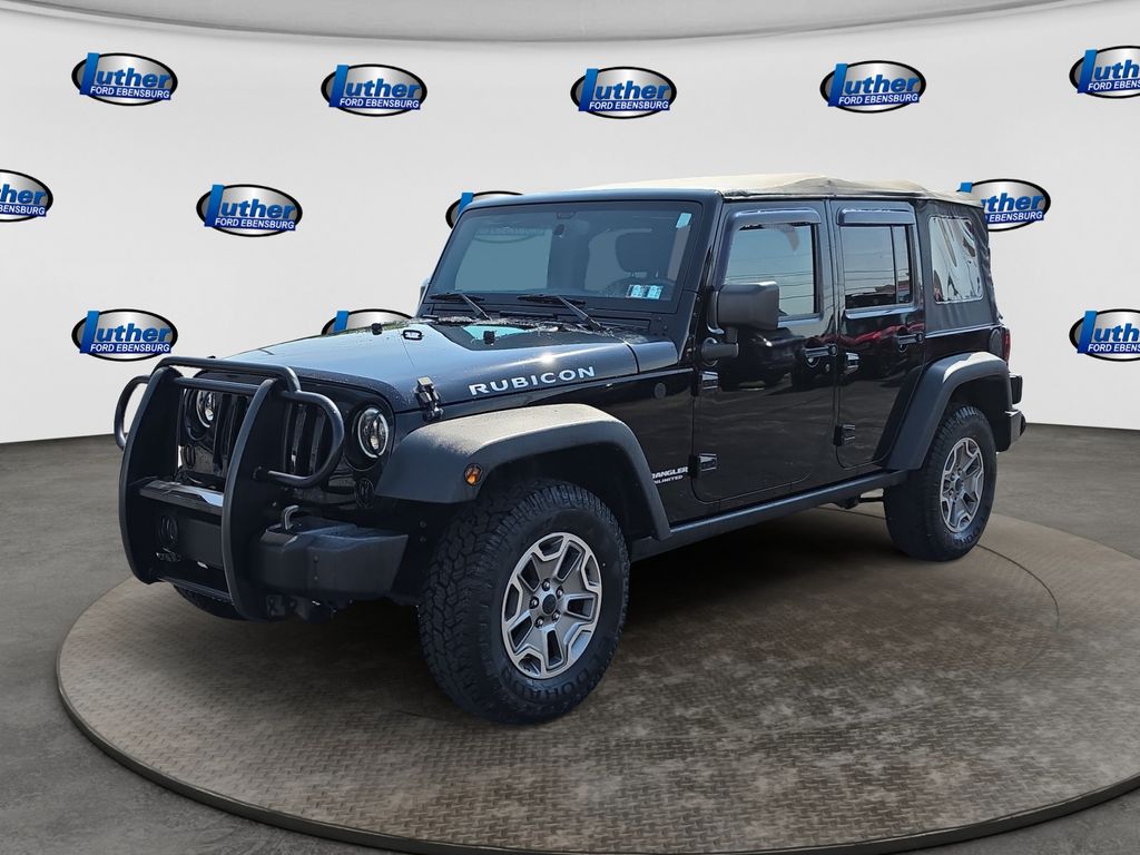 2016 Jeep Wrangler Unlimited Rubicon Black at Klick Lewis Buick Chevrolet