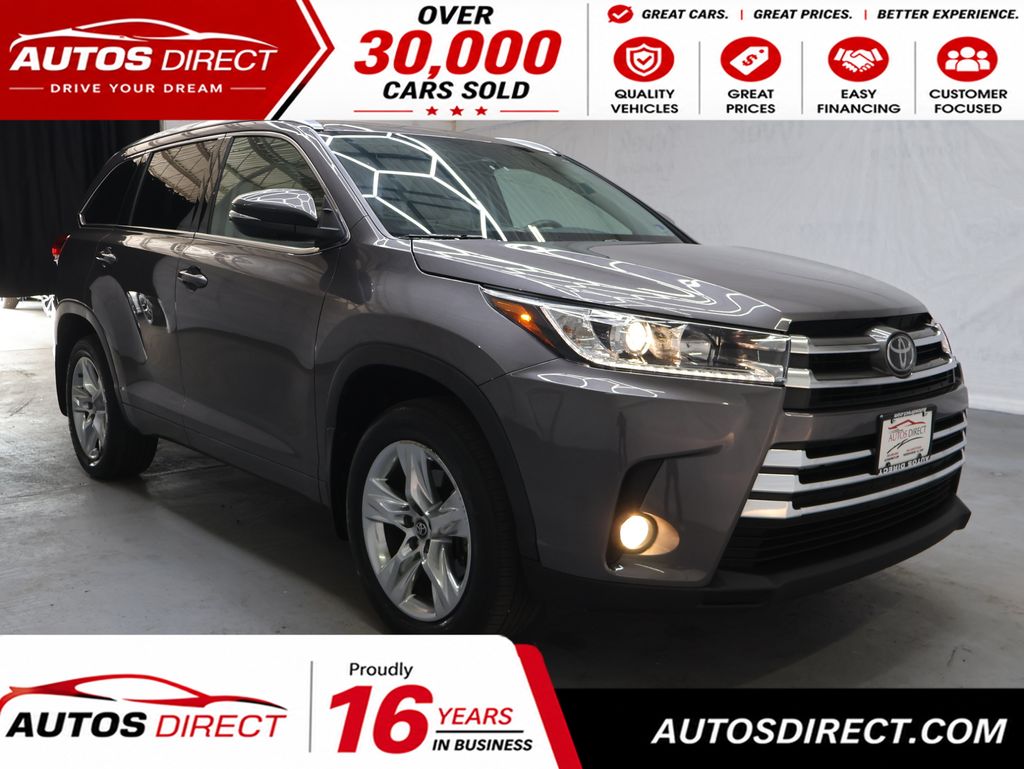 Predawn Gray Mica 2018 Toyota Highlander SUV / Crossover All-Wheel Drive 8-Speed Automatic
