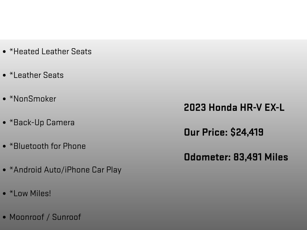 2023 Honda HR-V EX-L  at South Hills Kia