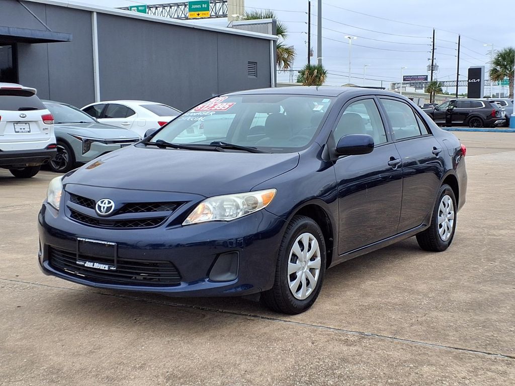 2013 Toyota Corolla L Blue at Durrett Motor Company