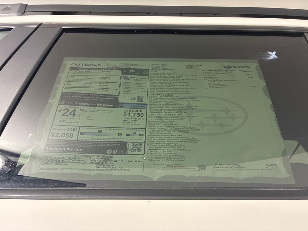 New CRYSTAL WHITE PEARL 2026 Subaru Outback Limited XT for Sale in