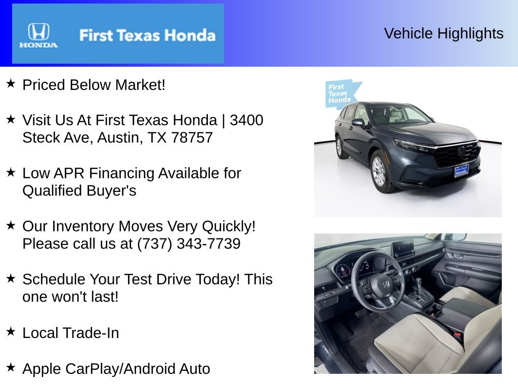 Used Car 2023 Honda Cr-v  Ex For Sale Under $30,000 In Austin, Texas