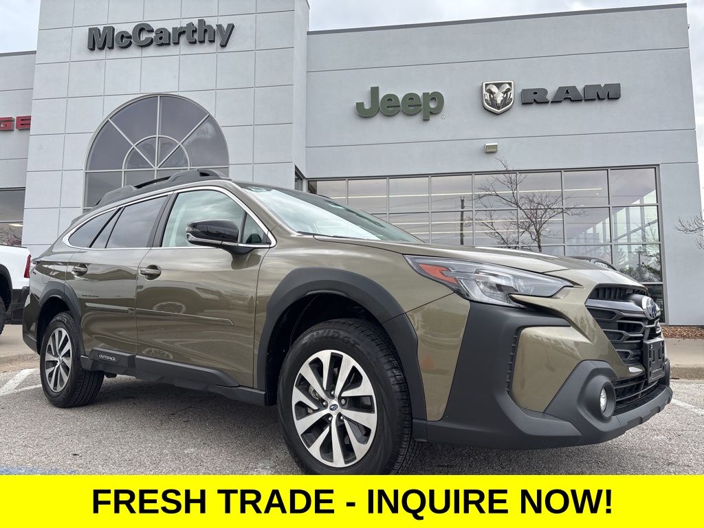 Green Metallic 2024 Subaru Outback Premium AWD SUV / Crossover All-Wheel Drive Continuously Variable Transmission